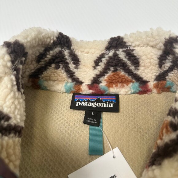 Patagonia Sherpa Pattern Vest L - Picture 4 of 4